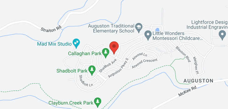 map of 4316 CALLAGHAN CRESCENT